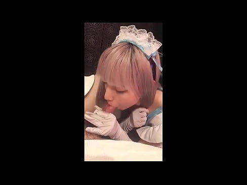 ❤️ Idol Japanese [mayuka], Aṣọ iranṣẹbinrin Faranse, apakan 1, ifefẹfẹ ati fifẹ kuro pẹlu ipara ❤❌ Ohun onihoho didara